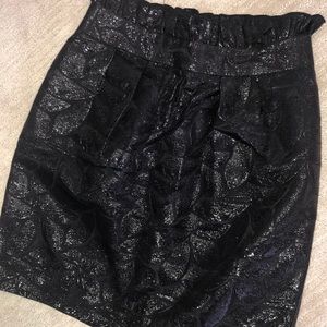 Black mini dress skirt